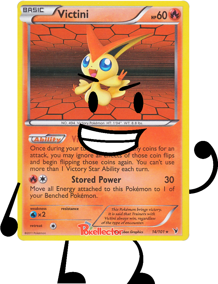 Victini Card Remake - Victini Sun And Moon Tcg (855x1061), Png Download