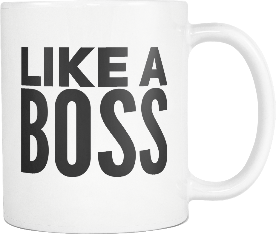 Like A Boss 11oz Coffee Mug - Wife Mom Boss 11oz White Coffee Mug Ideal Gift For (1024x1024), Png Download