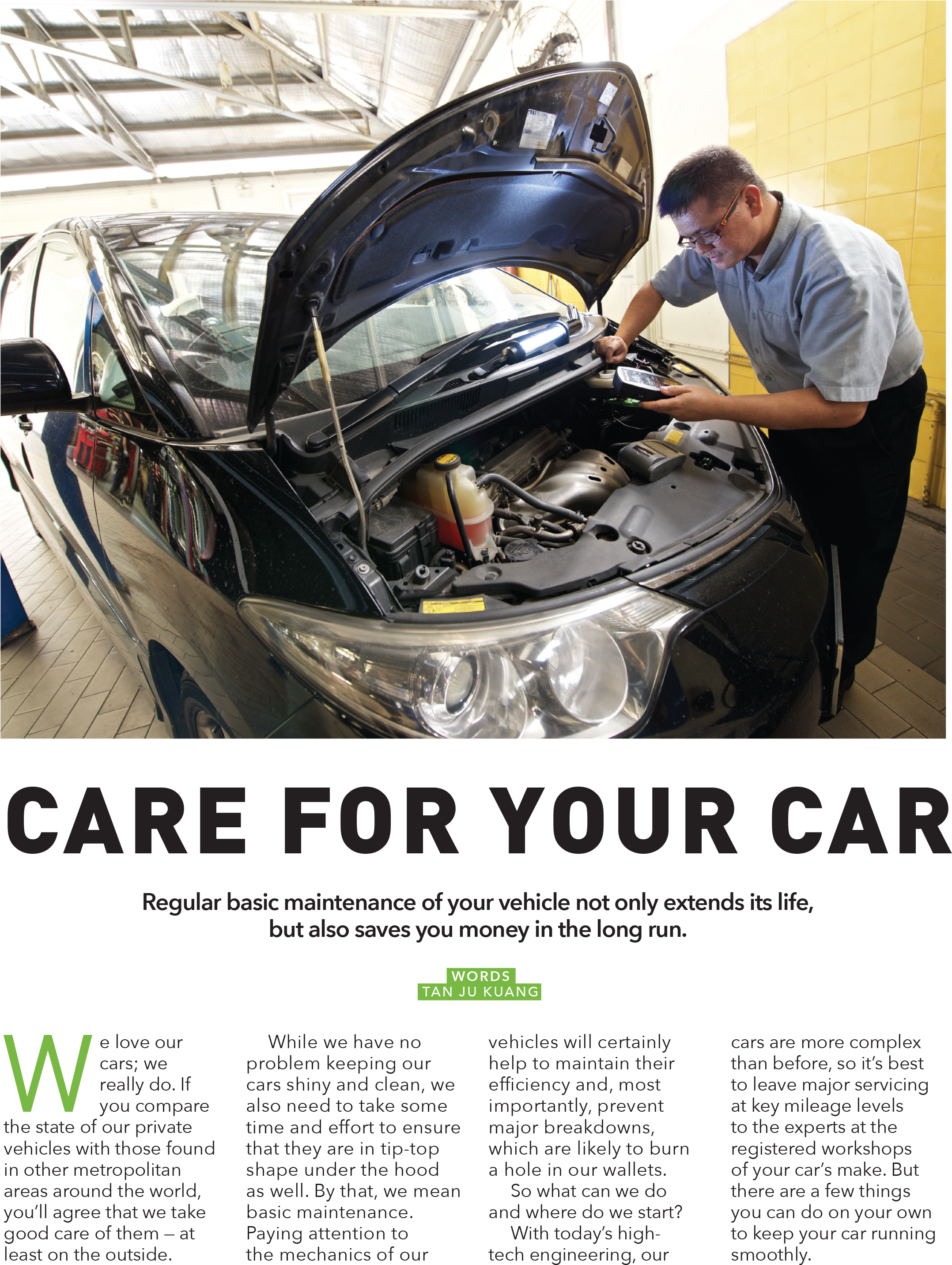 25 27 Feature Basic Car Maintenance Corr 2012 1 - Automobile Repair Shop (2155x2873), Png Download