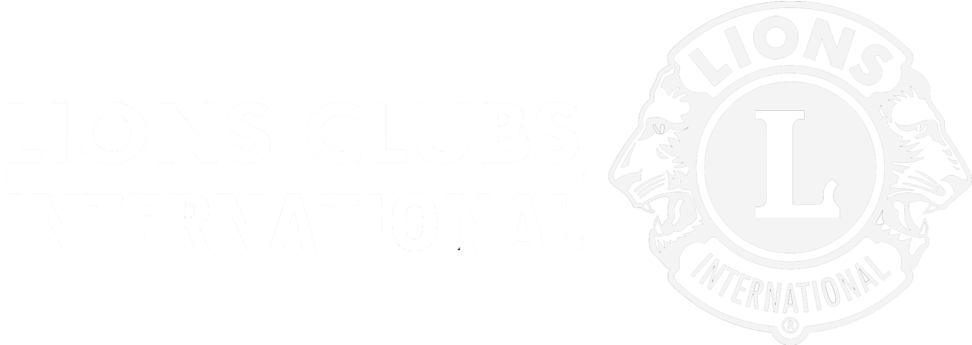 Lions-club White - Lions Clubs International (1000x344), Png Download