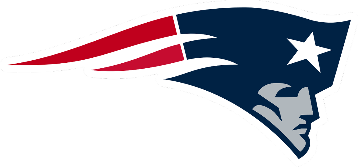 Only In Boston On Twitter - New England Patriots Logo .png (1200x562), Png Download