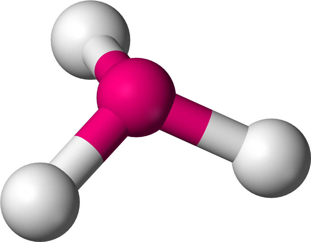 Pyramidal 3d Balls - Trigonal Pyramidal Molecular Geometry (1100x878), Png Download