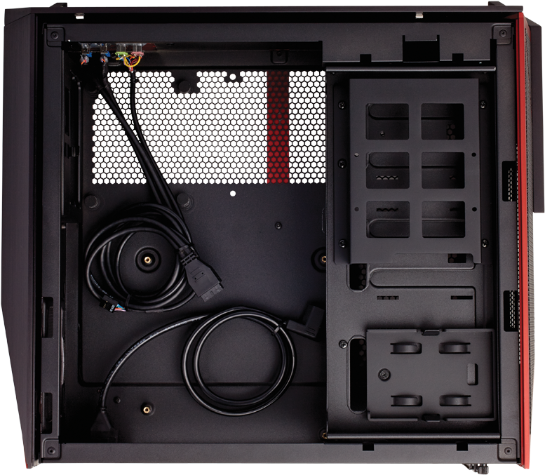 The Bulldog Empty - Corsair Bulldog Case (800x724), Png Download