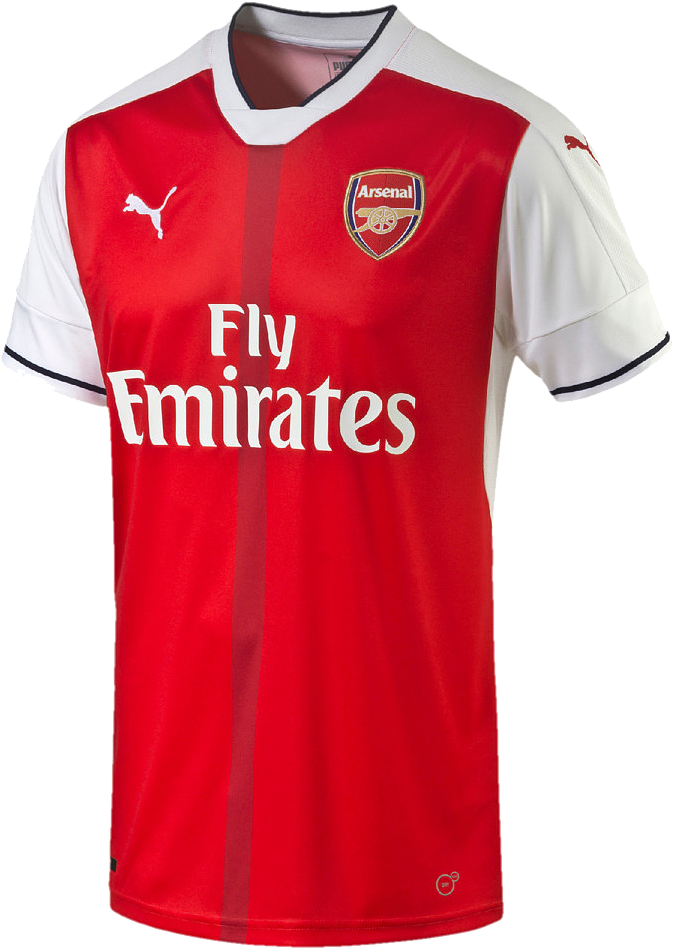 Puma Fc Arsenal Game Shirt 16/17 - Arsenal 17 18 Home Kit (999x999), Png Download