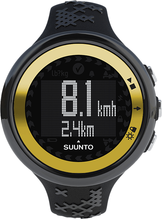 Health And Fitness Tool - Suunto M5 Gold Black (800x800), Png Download