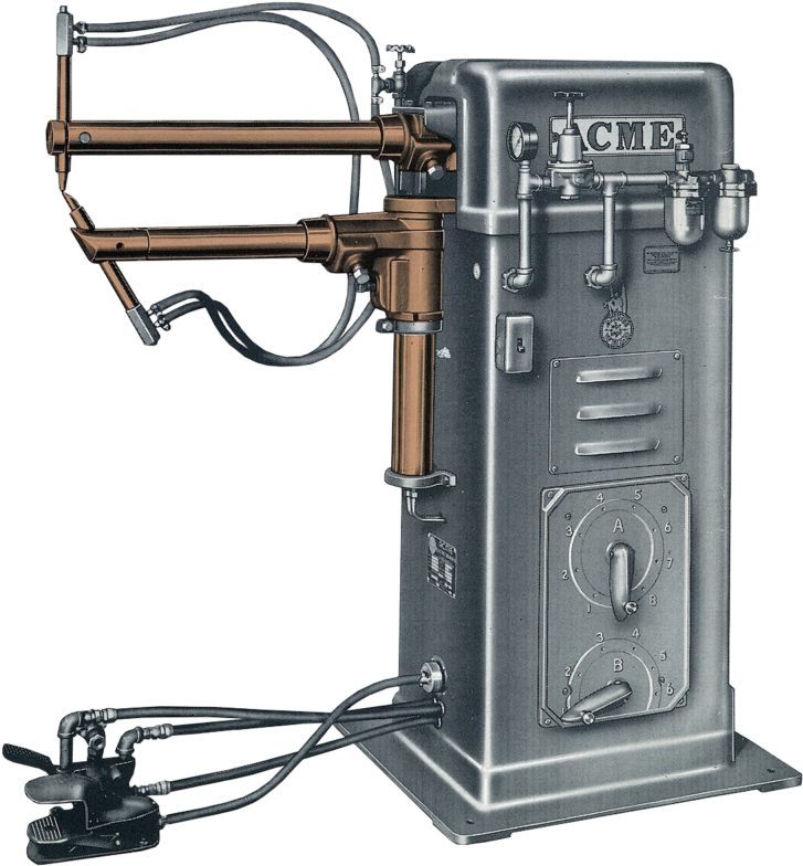 Size 3 Air Operated Rocker Arm Welder - Welding (748x800), Png Download