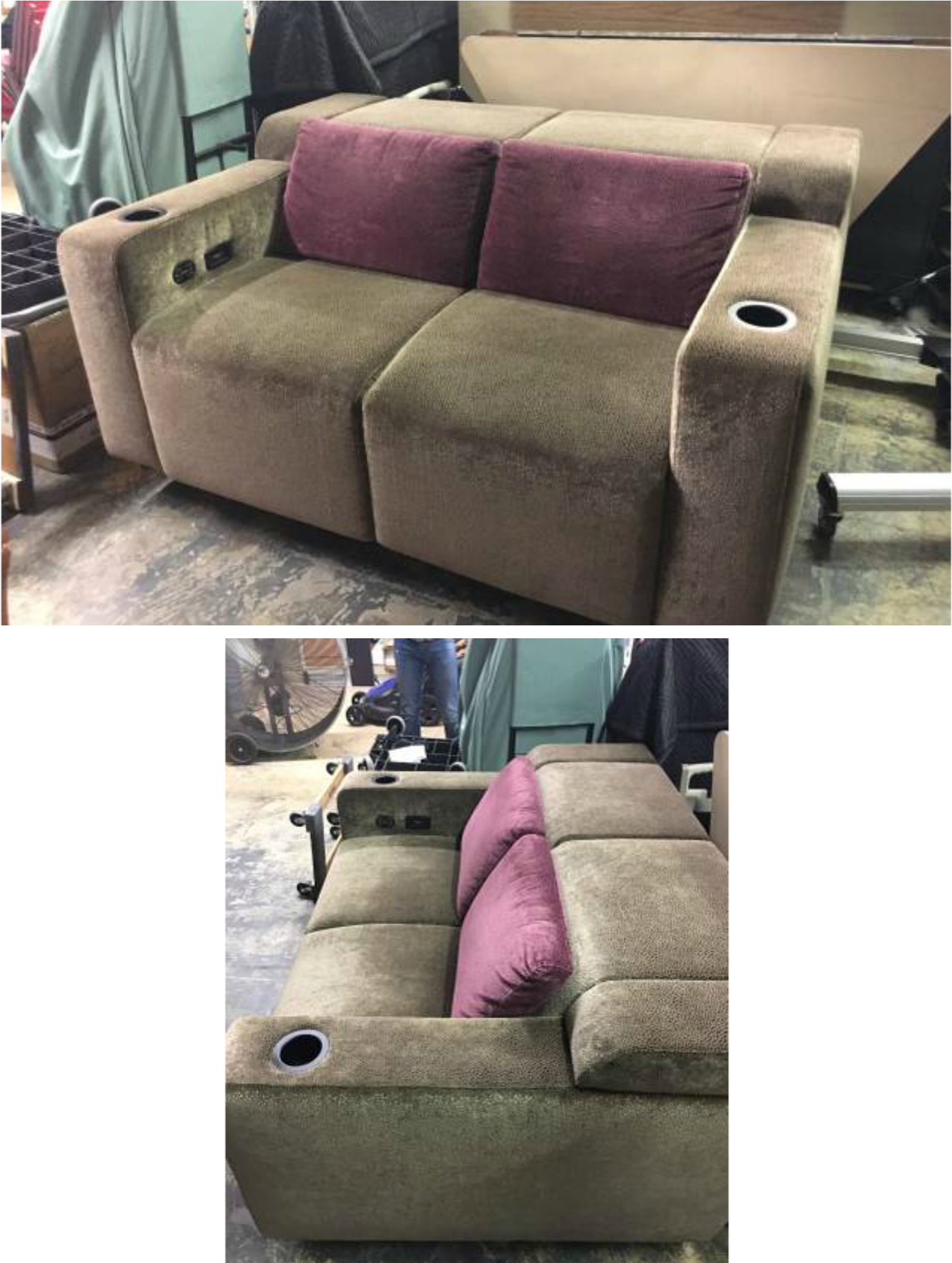 Animal Print Theater Seating - Recliner (2000x2000), Png Download