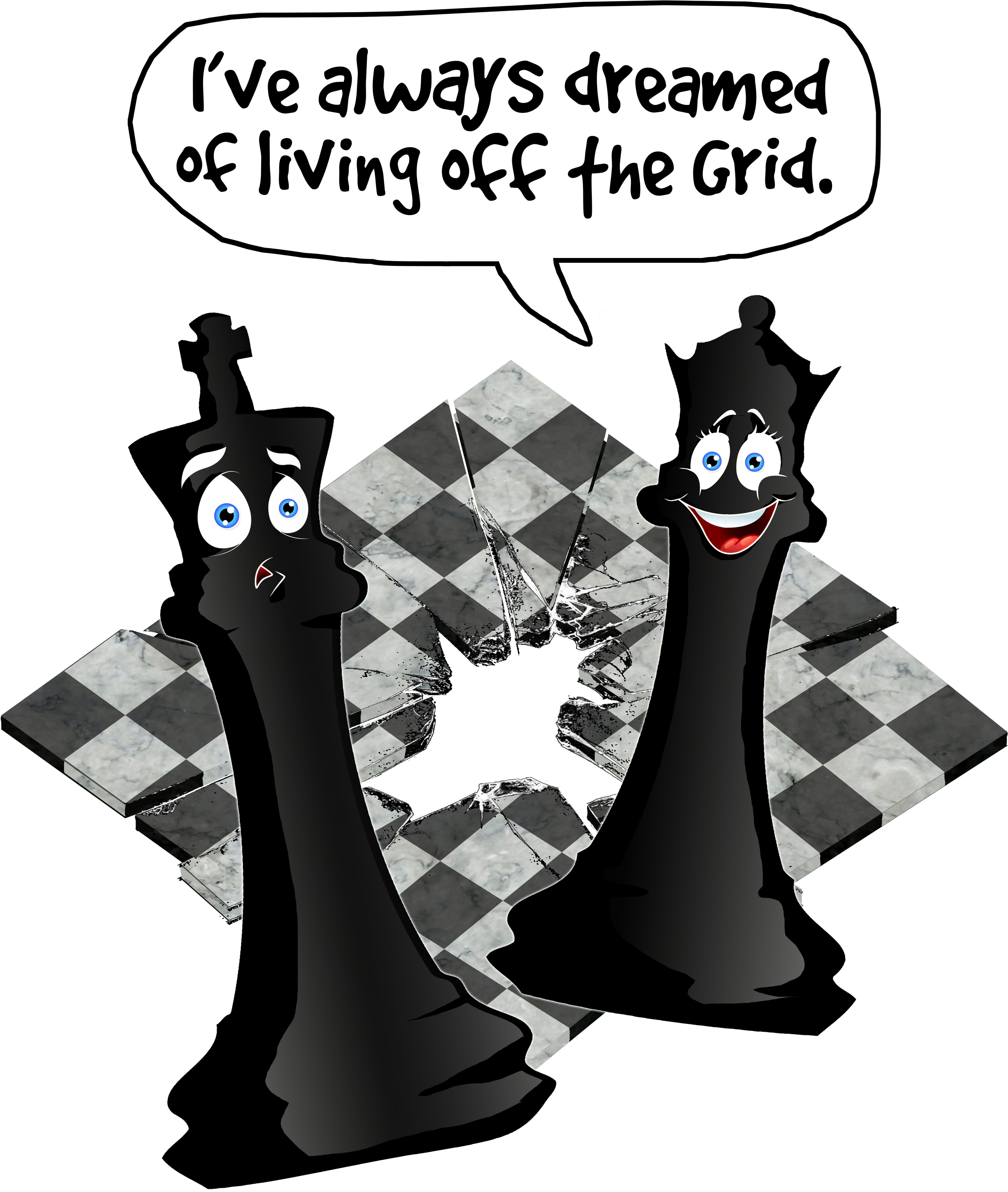 Funny Chess Meme "living Off The Grid" - Inktastic Music Universal Language Quote Tote Bag Natural (4500x5400), Png Download