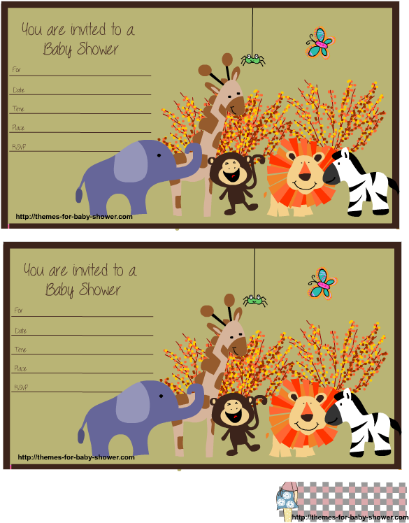 Similar Images For Free Printable Zebra Clipart - Tarjetas De Cumpleaños Para Imprimir De Animales De (612x792), Png Download