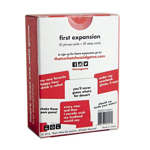 Auction - That's What She Said Game - First Expansion (1000x1000), Png Download