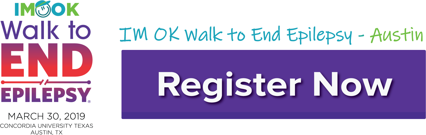 Walk2endepilepsy-button1 - Graphic Design (2000x615), Png Download