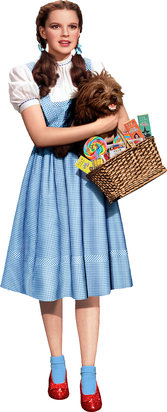 There's No Place Like Dylan's Candy Bar - Wizard Of Oz Characters Dorothy (710x1600), Png Download
