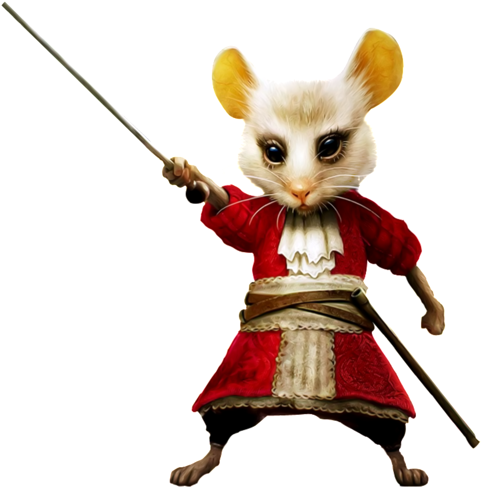 Fairy Cat General Pattern Element - Alice In Wonderland Rat (1024x1026), Png Download
