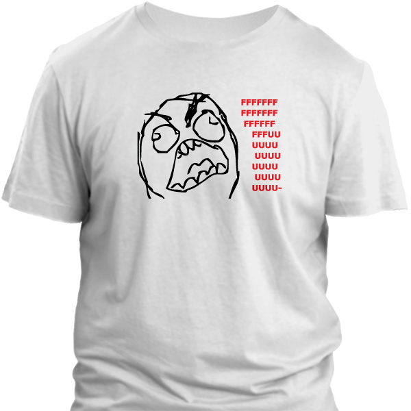 Ffuuu - Meme Faces - Justin Beaver T Shirt (600x600), Png Download