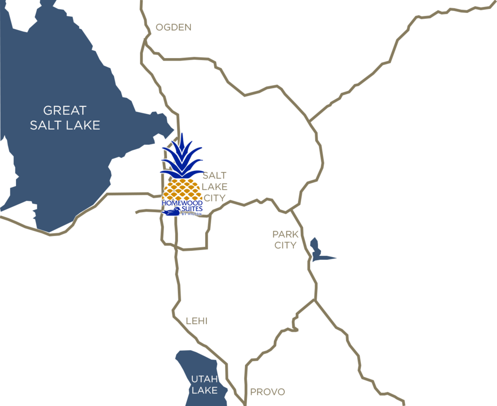 Slc Map Outline Homewood - Salt Lake City (1000x817), Png Download
