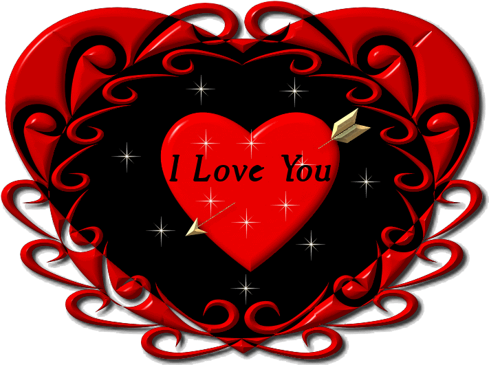 I Heart You Clipart At Free For Personal Use Gif Heart - Love You Heart Gif (743x557), Png Download