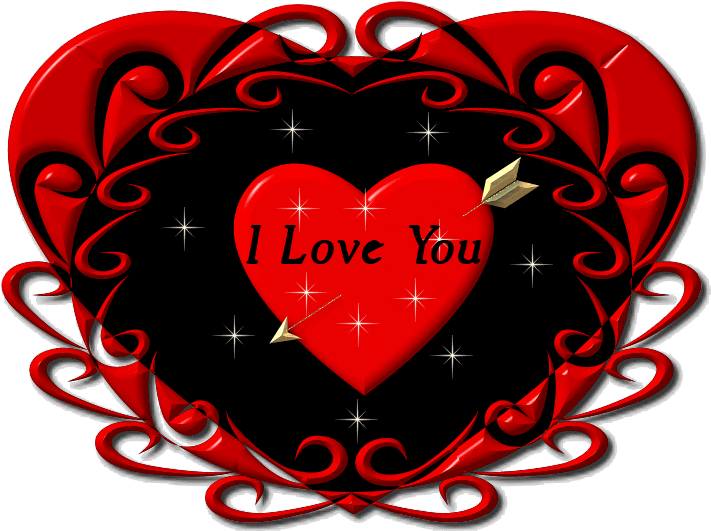 I Love You Heart PNG Transparent Images Free Download