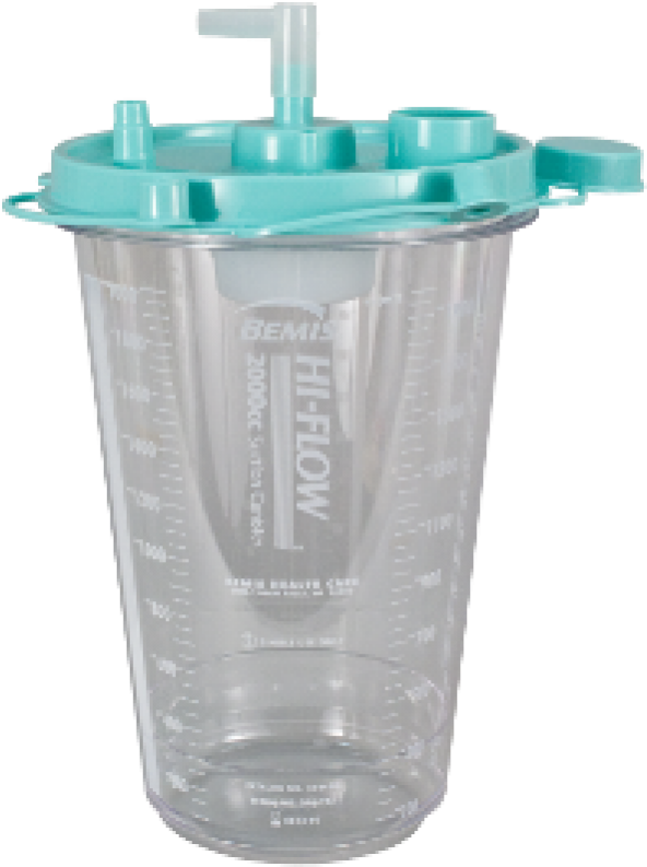 Aspirator Canisters - Precision Medical 2000cc Suction Canister,2000cc Canister,12/pack,502687-12" (800x800), Png Download