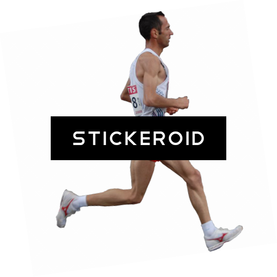 Running People Man - Captain America: The First Avenger (568x569), Png Download