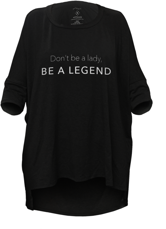 Mimi Tee- Be A Legend - Active Shirt (1024x1325), Png Download