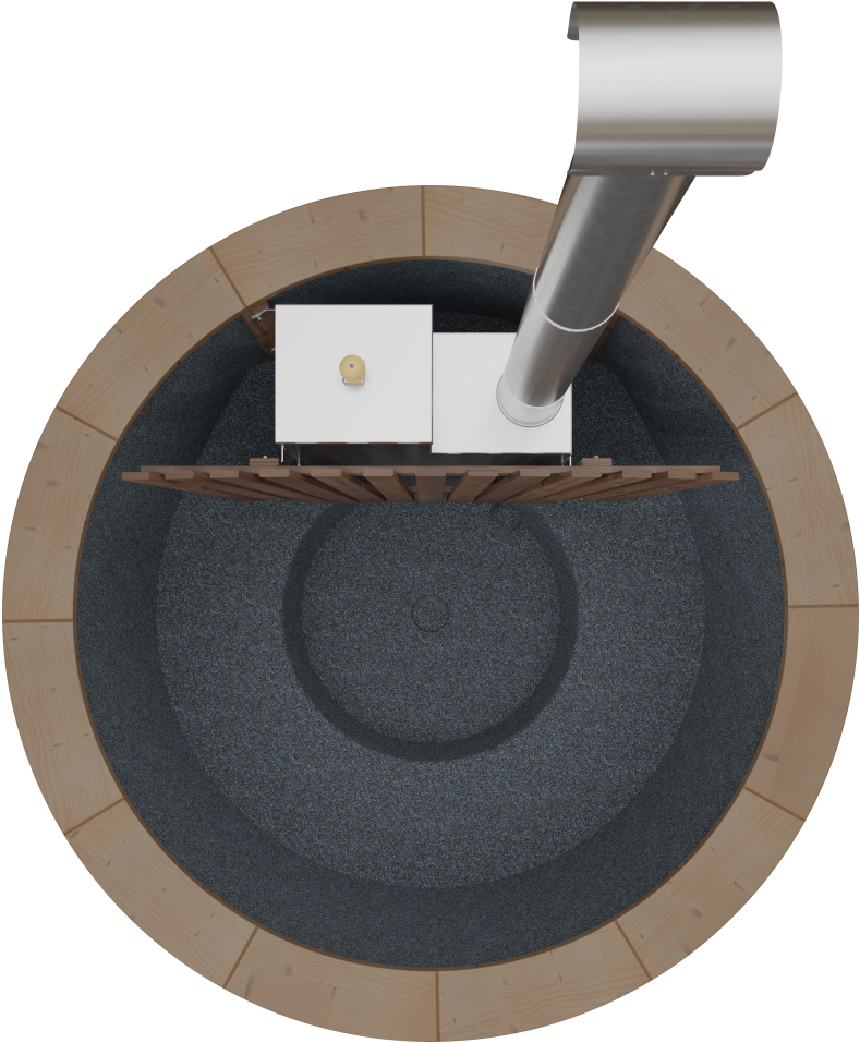 Basic Intern Granite Black Thermowood Woody Se 255 - Circle (1280x1280), Png Download