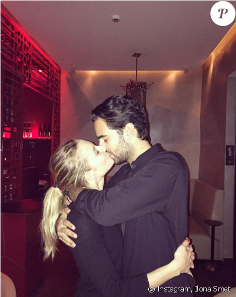 Ilona Smet Embrasse Son Amoureux Kamran Ahmed - Ilona Smet Et Kamran Ahmed (637x593), Png Download