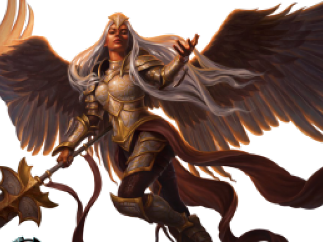 Angel Warrior Png Transparent Images - Magic The Gathering Angelic Field Marshal - Commander (640x480), Png Download