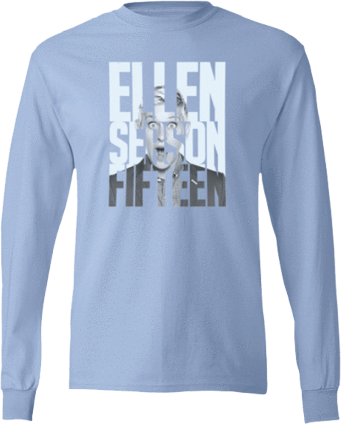 Ellen Show Season 15 Long Sleeve - Long-sleeved T-shirt (1000x1000), Png Download