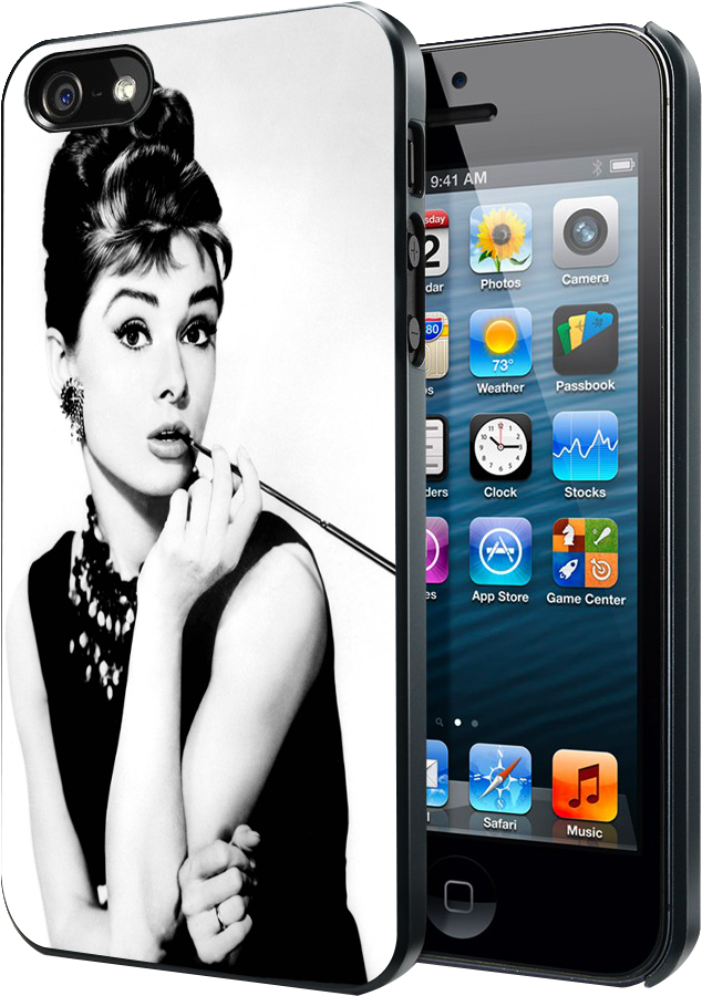 Jpg Black And White Stock Audrey Hepburn Samsung Galaxy - Train Your Dragon Case (874x1124), Png Download