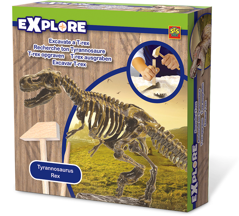 Explore Excavate A T-rex - Explore Ses (799x700), Png Download
