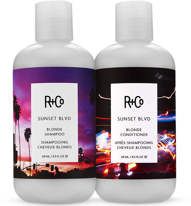 Sunset Blvd Blonde Shampoo Conditioner Set - R Co Sunset Boulevard Blonde Shampoo (700x700), Png Download
