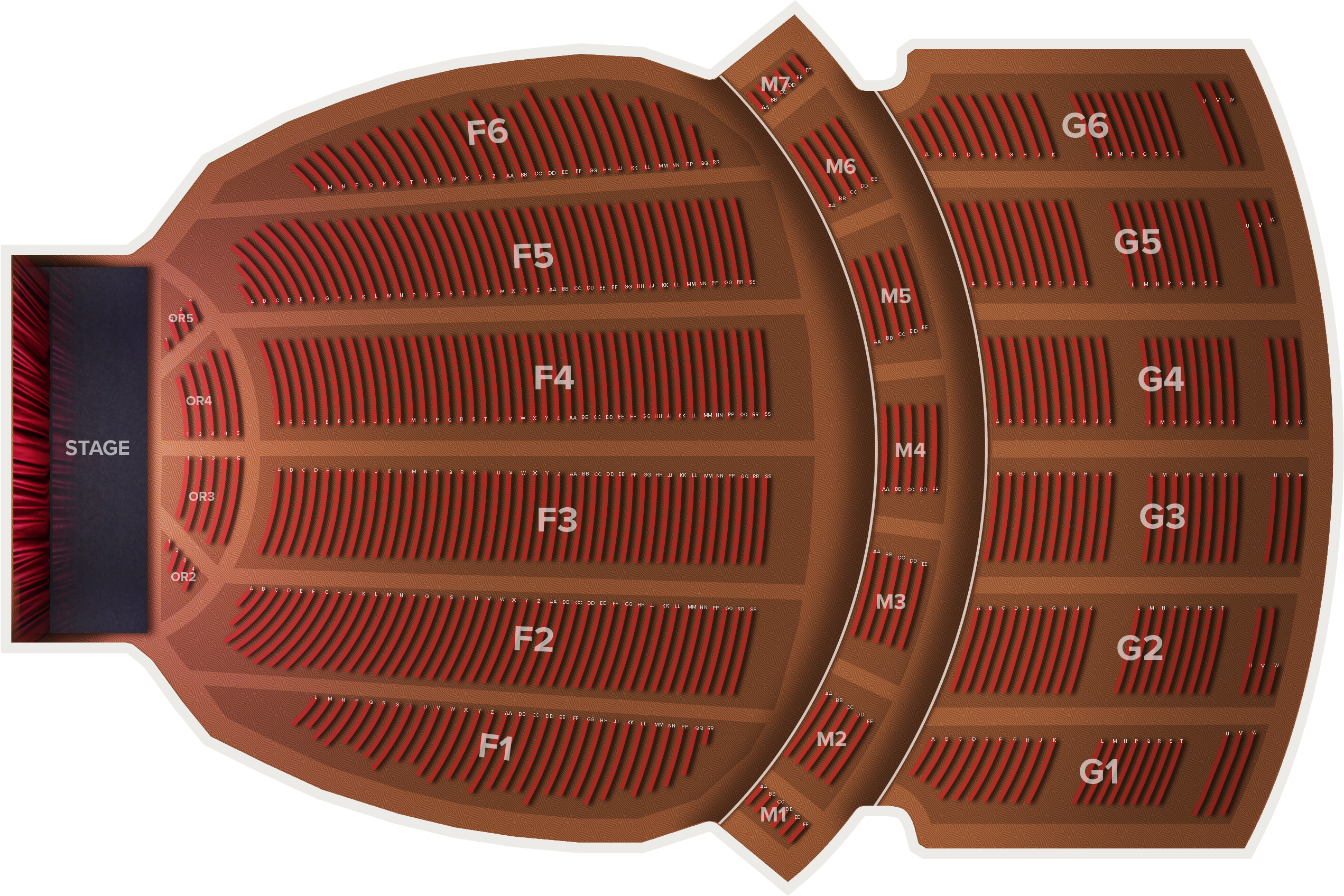 Fox Theatre Detroit F5 (2560x1936), Png Download