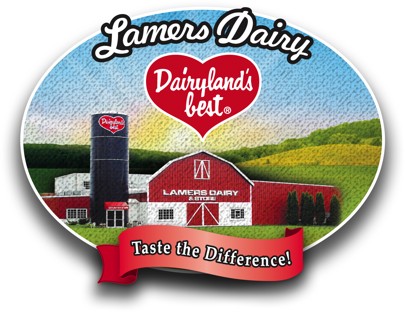 Lamers Dairy Inc - Dairy (1363x1084), Png Download