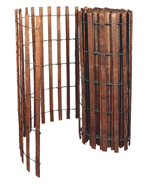 Rolled Wood Fencing (600x600), Png Download