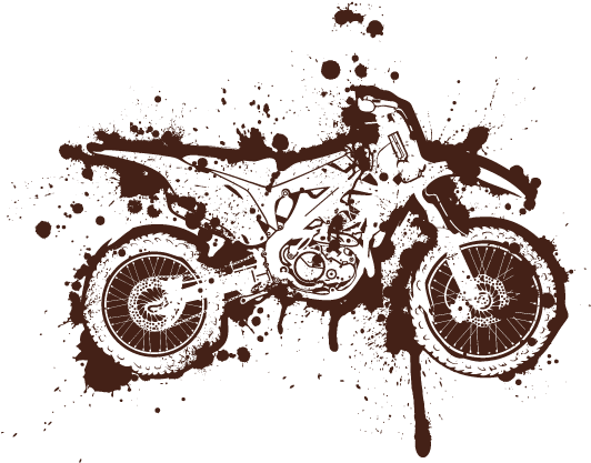 Dirt Bike Png (612x792), Png Download