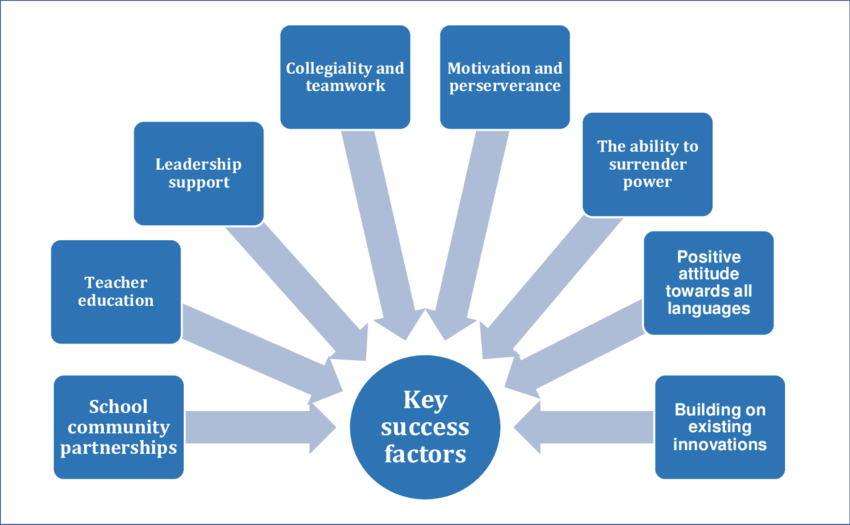 Success Factors Of Whole-school Language Curricula - Data Management Model (850x525), Png Download