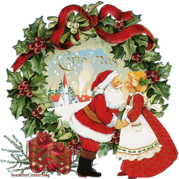 Résultat De Recherche D'images Pour "père Et Mère Noel - Free Christmas Gift Cards Vintage Tree (595x595), Png Download