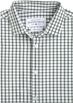 "turner" Green Check - Purple Gingham Shirt (600x600), Png Download