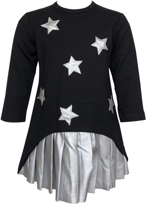 Tiffany Black/silver Star Dress - 中国 国家 击剑 队 (800x800), Png Download