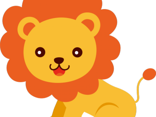 Download Transparent Baby Lion Cartoon PNG Image with No Background -  