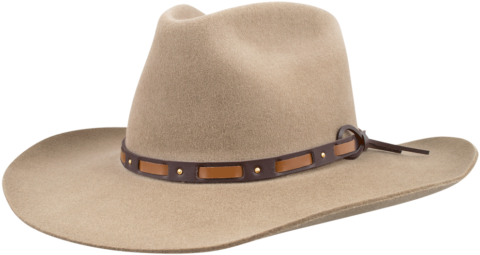 Stetson 3x Hutchins Felt Hat - Rancho Sombrero Vaquero Png (1000x698), Png Download