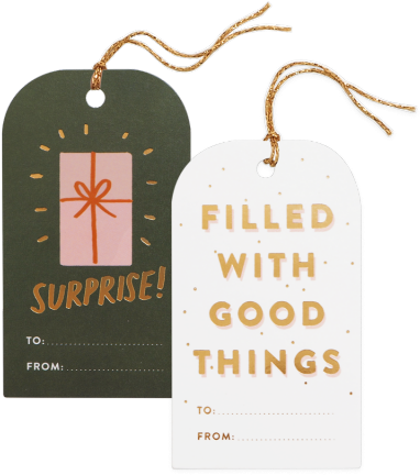 Surprise Gift Tags - Sticker (640x640), Png Download