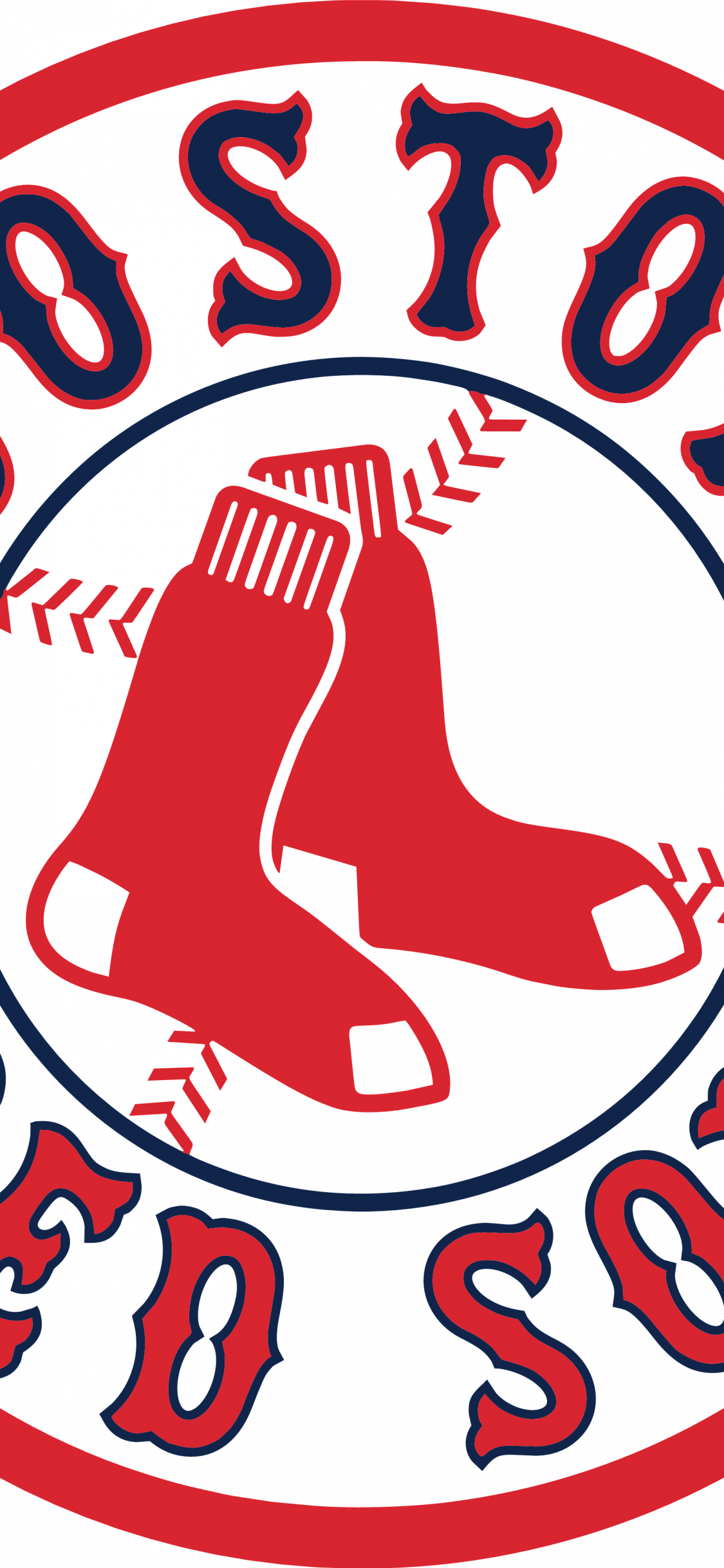 Iphone Xs Red Sox Wallpaper - Boston Red Sox Logo 2018 (1125x2436), Png Download