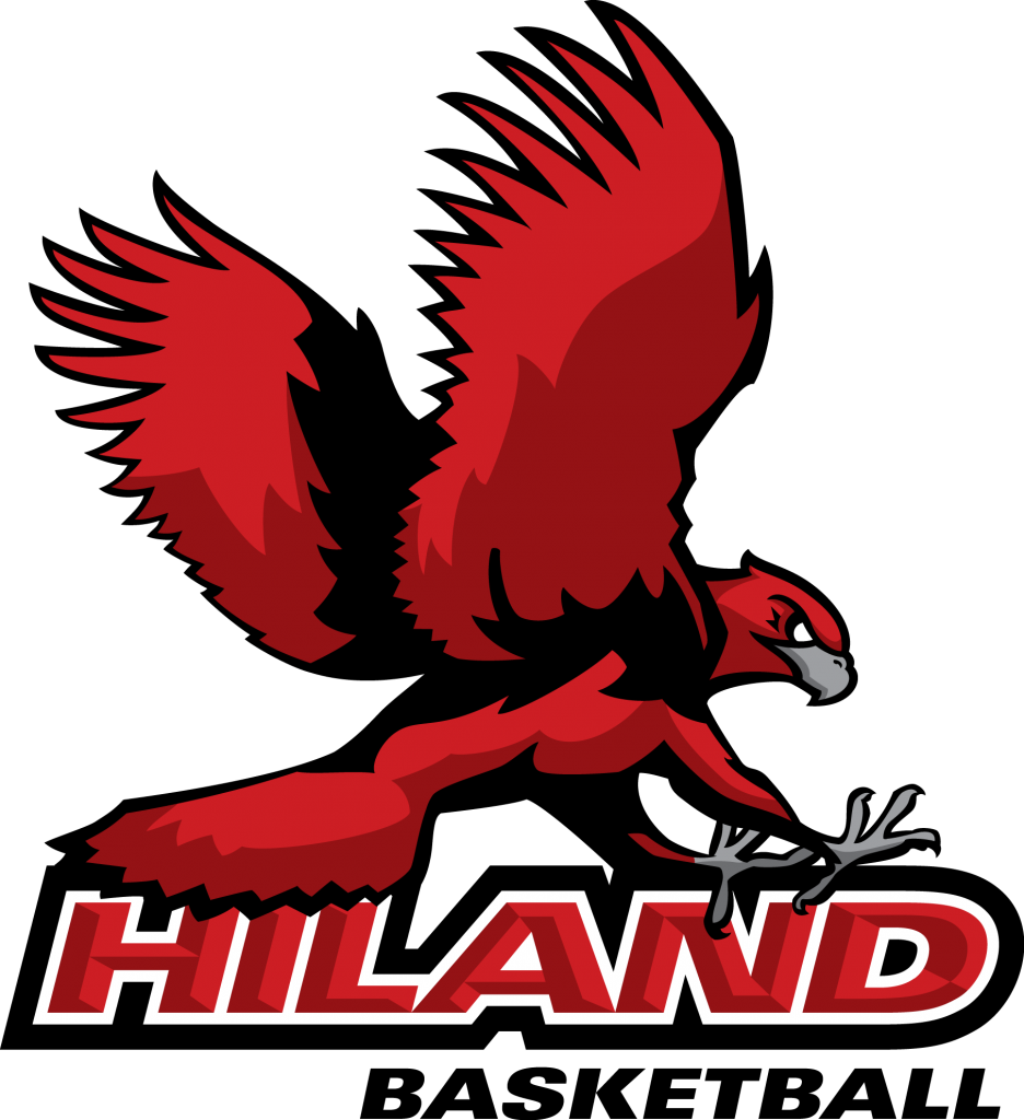 Featured - Hiland Hawks Basketball Logo (936x1024), Png Download