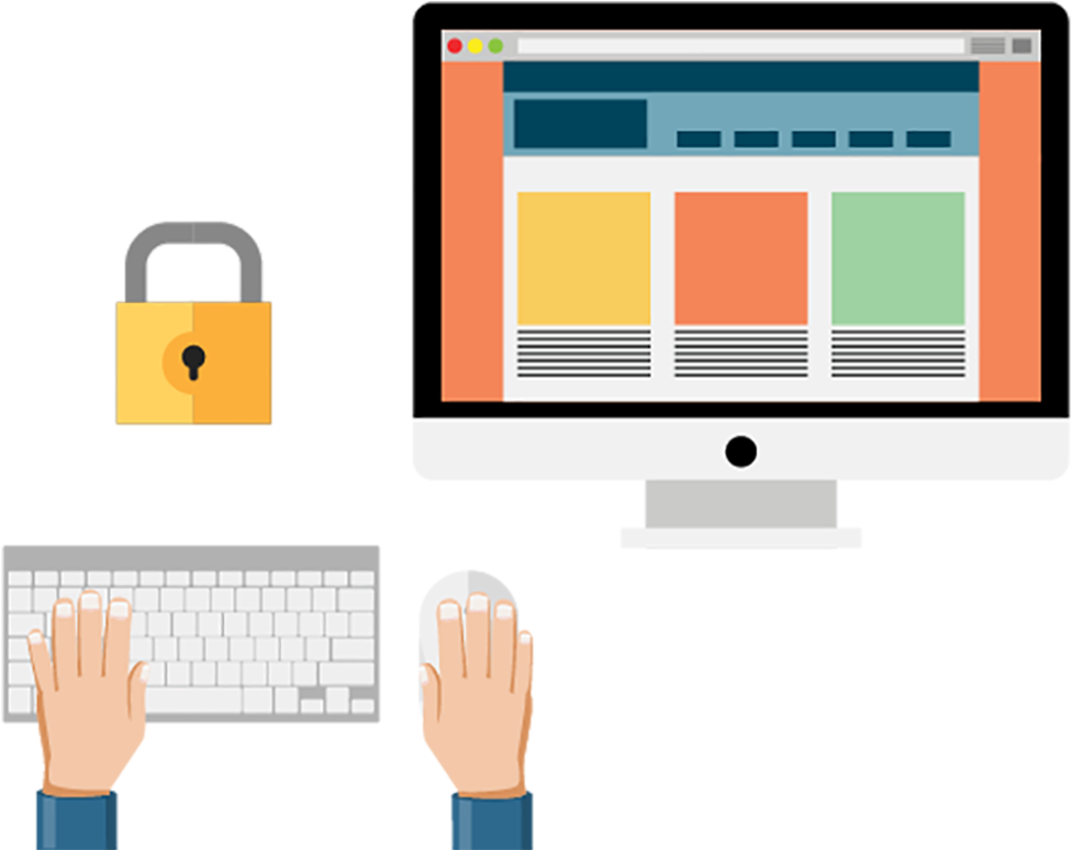 Typing Protect Your Type Gait - Web Design Cover Page (1000x991), Png Download