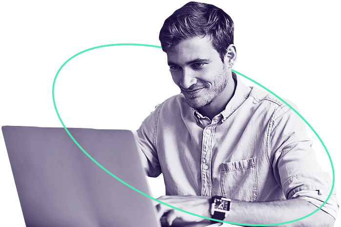 Intranet Software With Everything You Need, Built In - Sitting (703x566), Png Download