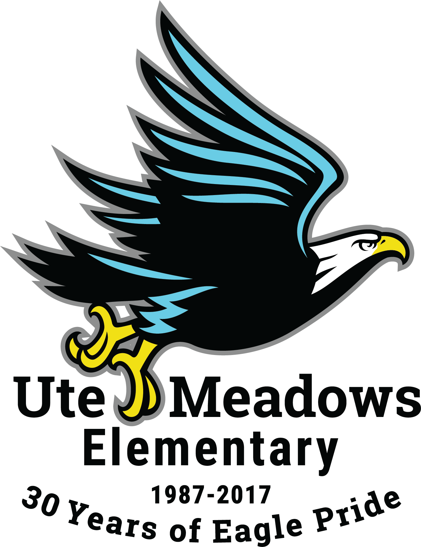 This Is The Ute Meadows 30-year Anniversary Logo - School (1379x1792), Png Download