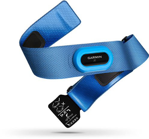 Hrm Swim™ Hrm Swim Stores Your Swim Information, Including - Garmin Hrm-swim Heart Rate Monitor - Blue | Heart Rate (560x560), Png Download