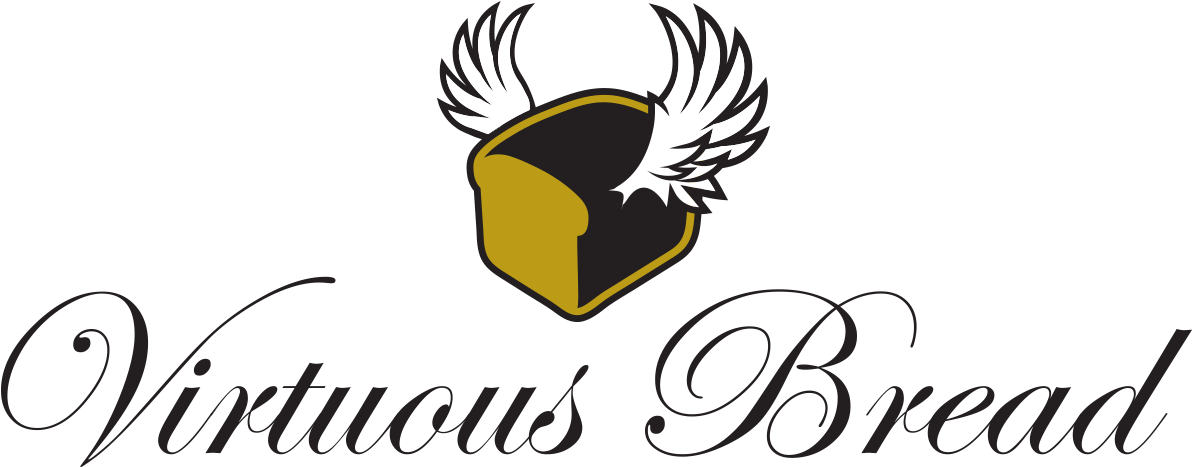 Virtuous Bread Logo - Bride's 3.5" Button (1470x569), Png Download