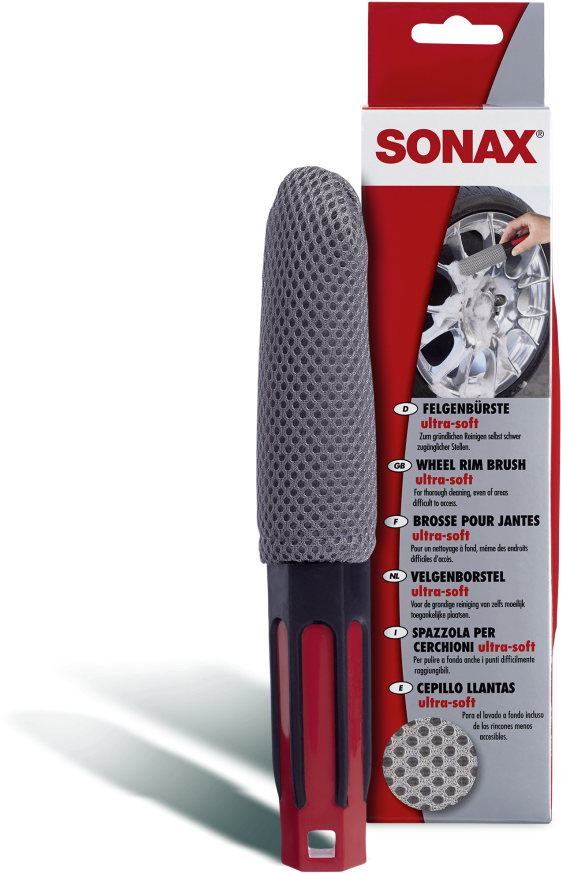417541 - Sonax Ultra Soft Wheel Rim Brush (1180x885), Png Download